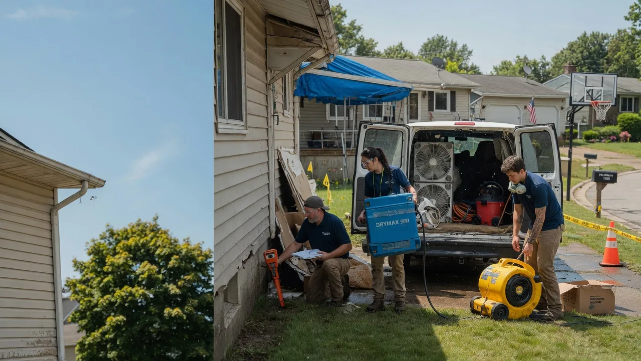 Ceiling Leak Cleanup in North Lewisburg, OH near me